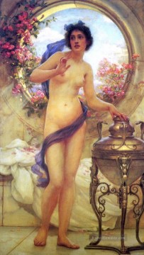Klassischer Menschlicher Körper Werke - Realismus Schönheit nackt Mädchen Ernest Normand Classical Nackt